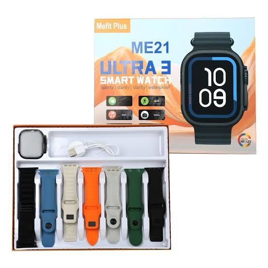 ⌚️ Me21ultra3 Smartwatch مع 7استراب