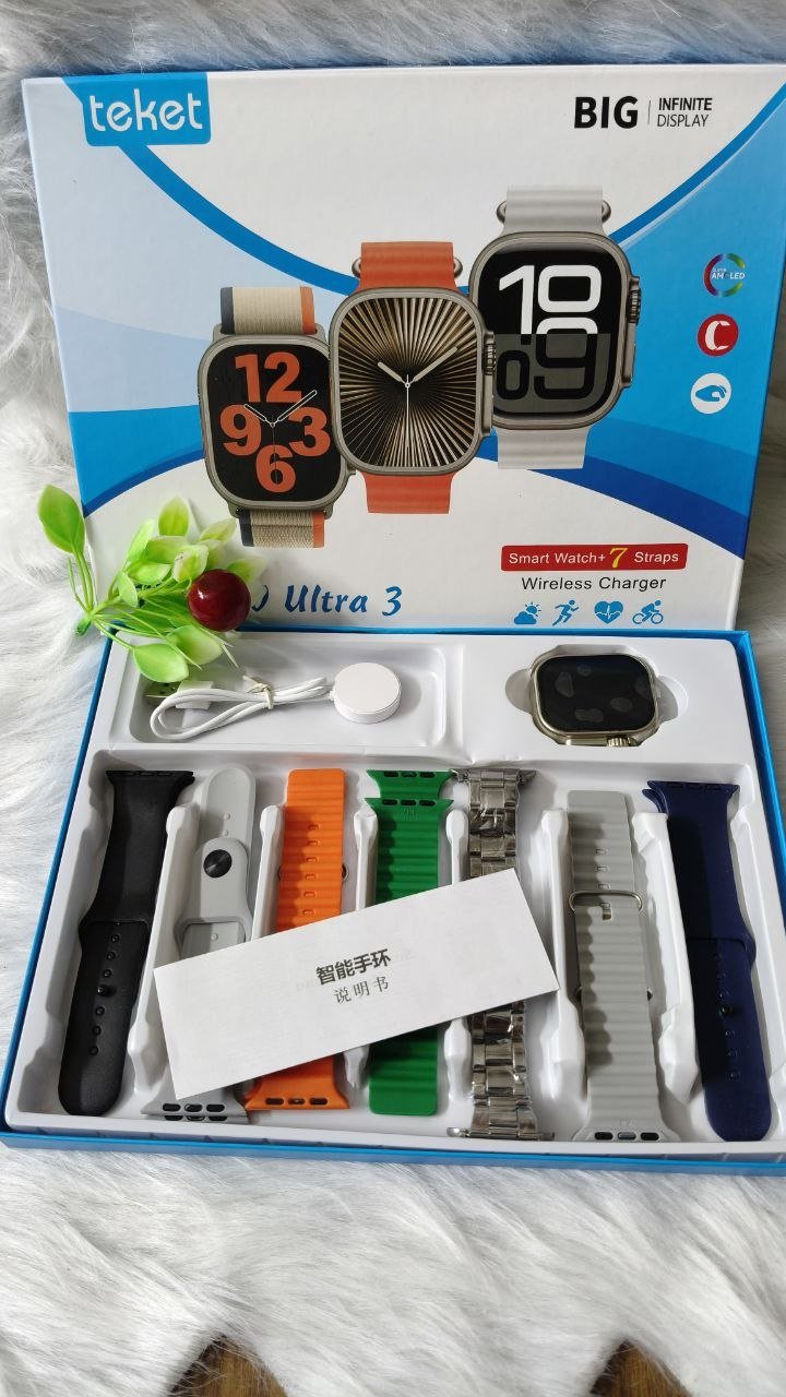 ⌚️ Me21ultra3 Smartwatch مع 7استراب
